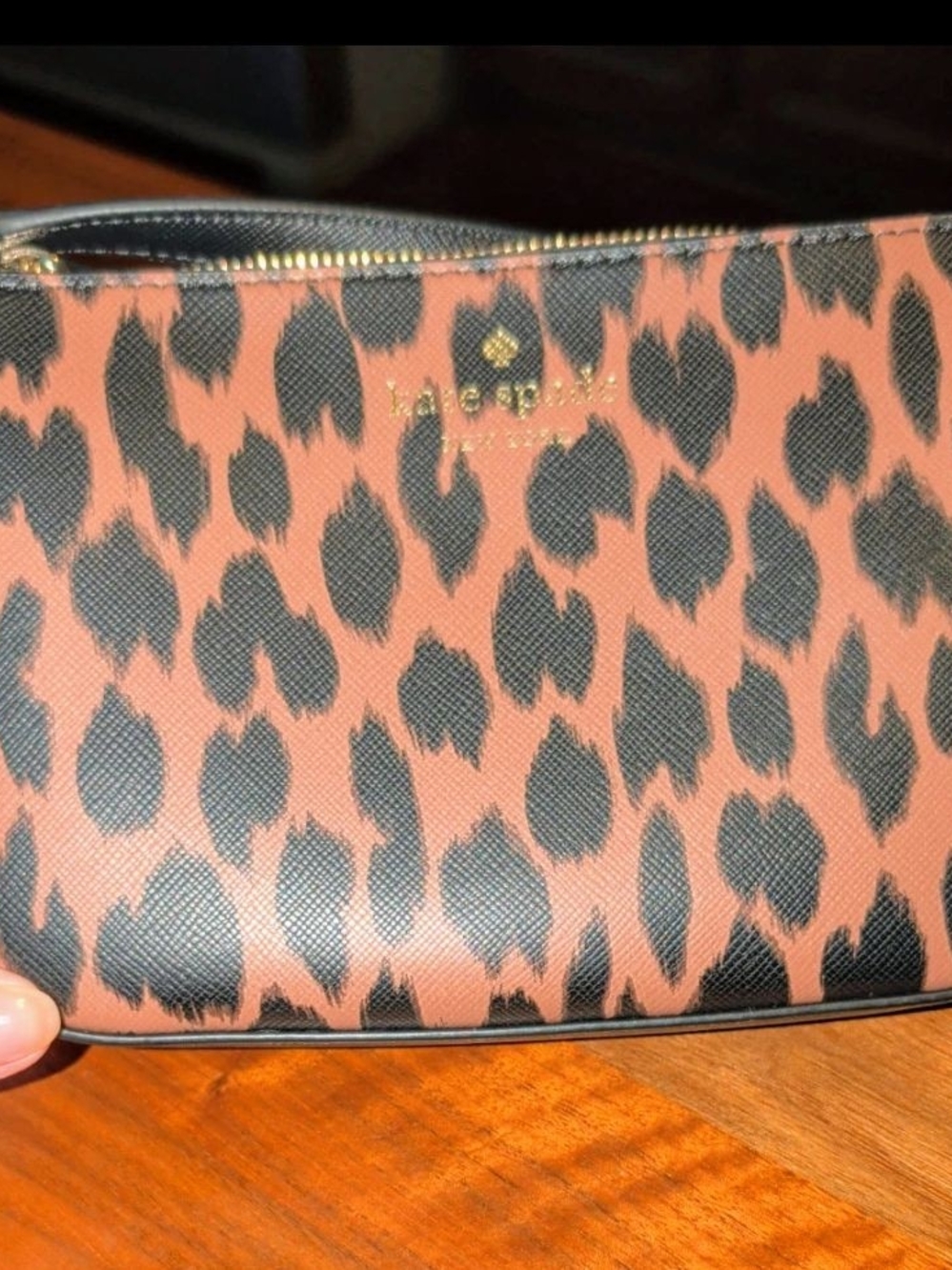 kate spade Leopard Print Purse - Tan and Black